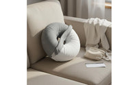 Rest Pillow with Ear Hole Zippered Waist Support Cushion Ergonomic Seating Cushion for Home