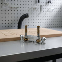 Rotary Base Plate Aluminum Alloy Rotary Tool Base Precise Trimming for Luthiers
