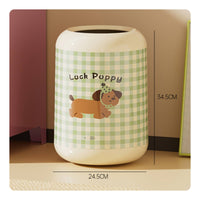 Open-Top Trash Can Decorative Bin Compact for Kitchen, Office