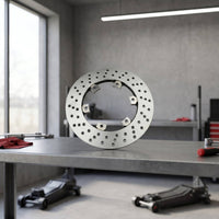 Go Kart Brake Disc Perforated Kart Brake Space-Saving Disc Hardware