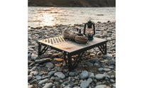 Folding Camp Table Foldable Iron Folding Table Compact Furniture for  , Simplifiers, Hiking, Picnics, Outdoor
