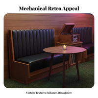 Retro Design Rustic High Stool sturdyDuty Bar Set Commercial Furniture for Interior Designers, Cafe Proprietors, Business Owners, Pub, Bistro, Kitchen