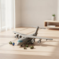 Y-20 Large Transport Aircraft Building Block Model, Aviation Collectible Toy, Educational Gift