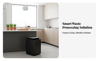 Electric Kitchen Composter Odorless Automatic Food Waste Disposer Compost Bin Energy-saving Quiet Operation Advanced Filtration Suitable for Homeowners Families Garden Home Pantry