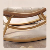 Rattan Rocking Chair for Adults, Balcony Garden Outdoor Use, Modern Style