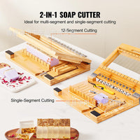 Bamboo Soap Slicer and Bread Cutter for DIY Home Use