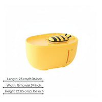 Bee Feline Water Fountain Filter Automatic Pet Waterer Quadruple Filtration
