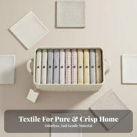 Foldable textile Storage container dirtresistant Foldable textile Container Visible clear panel