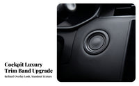 Easy Installation Start Button Bezel