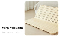 Box foundation Alternative Foldable Slat Roll robust Duty Foldable Plank Base Breathable Mattress Support Low height for Seniors, Homeowners, Parents, Bed Frame, Guest Room, Floor