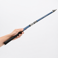 Carbon Fiber Telescopic Fishing Rod, 5 Section Very Hard Fishing Pole, Portable Freshwater Fishing Rod for Stream, Reservoir, Pond