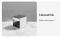 Desktop Misting Fan Energy Saving USB Desk Chiller Quiet USB Water-Cooled Chiller for Office Workers, Students, Bedroom, Dorm Room