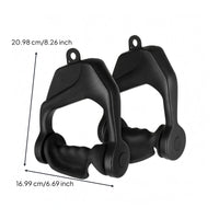 Exercise Handle Textured Grip Gym Equipment Angular Shape for Weight Training