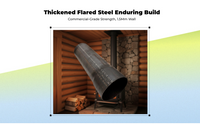 Heavy-Duty Stove Pipe Elbow, Outdoor Use