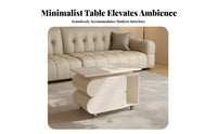 2 Pieces Minimalist design Height-Adjustable stackableing Tables Modern modern design Coffee Table Space-Saving Living Room Furniture adaptable Use for Apartment Dwellers, Interior Designers, Small areas, Lounge Area, Home Office, study corner