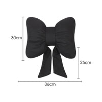 Bow Pillow Decorative Back Cushion Cute for Couch
