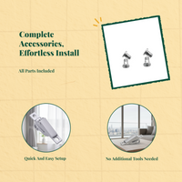 Aluminum UPVC window security handle