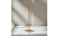 Countertop Jewelry Tree Minimalist Crafted Metal Earring Holder Stable Base Necklace Display Rack for Dressing Table