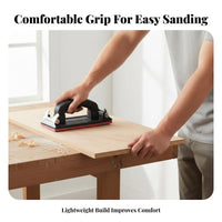 Comfort Grip Handle Sandpaper Holder Easy to Use Manual Hand Sander Ergonomic Design for Woodworkers, DIY Enthusiasts, Furniture Refinishing