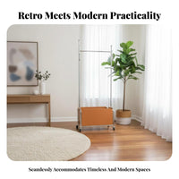 Rolling Clothes Organizer Mobile Design Rolling Valet with Bin for Dressing Room
