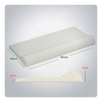 Breathable Latex Pillow Double Height Contour Ergonomic Neck Pillow High and Low Profile for Side Sleepers, Adults, Sleeping, Sleep