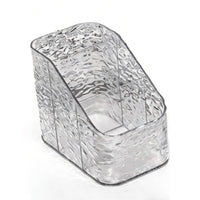 Multi-Section Makeup Organizer Transparent Design Multi-Compartment Storage Box