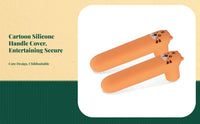 Silicone Door Handle Cover, Collision Protector, bump Absorbing, Universal Fit, Suitable for Bathroom, Bedroom, Kitchen