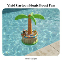 Portable Inflatable Serving Bar Easy to Inflate Floating Serving Bar Sturdy PVC Material for Families, Beachgoers, Beach, Lake