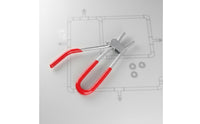 Wide Compatibility Brake Hose Pinch-Closed Tool Non-Damaging Clamping Hose Pinch Closed Pliers Set Secure Tightness Fuel Line Clamp Pliers Long-Lasting Metal Construction for Mechanics, DIY Enthusiasts, Workshop, Garage