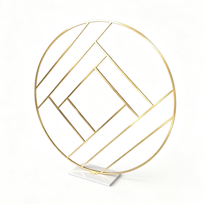 Gold Round Wedding