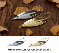 赛高新品 挡草大铁片铁片钩鱼钩 假饵硬饵路亚饵 Flutter spoon