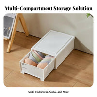 Underwear Storage Box Space-Saving Closet Organizer long-finaling for Bedroom, Parents