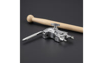 Drum Clamp with L-Rod Chrome Drum Mounting Clamp Adjustable Mount for Percussionists