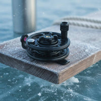 Right-handed transparent ice reel