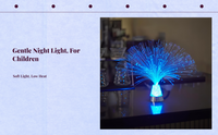 Fiber Optic Celestial Night Light, Color Changing, Battery