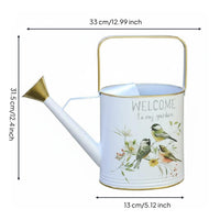 Long Spout Watering Can Decorative Metal Watering Can Rust-Resistant Plant Jug for Balcony