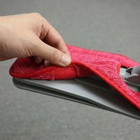 Color Coded Spray Mop Replacement Pads and Mop Heads Replacement, Flat Microfiber No Shedding Head for Hospital, Hotel and Commercial Cleaning
