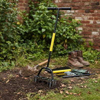 Half Moon Edger Tooth Blade Manual Lawn Edger Large Foot Platform