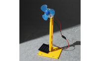 School Project Solar Fan Model Educational Solar Propeller Model with Stand STEM DIY Fan Kit Hands-on for Students, Kids, Hobbyists, Classroom, Home Learning