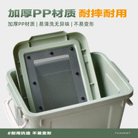 防逃跑鲜活蚯蚓养殖箱专用透气防臭小号加厚塑料饲养盒家用观察箱