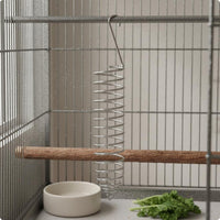 Stainless Steel Bird Feeder Self-Draining Hanging Bird Feeder Powder Coated