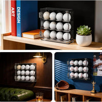 Acrylic Golf Ball Display Case, Dustproof, for Baseball and Softball, Made in Dongguan, China