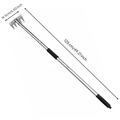 Detachable Garden Weeder Replaceable Long Handle Action Hoe Heavy Duty