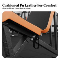 Full Body Workout Adjustable Weight Bench Heavy Duty Multi-Functional Exercise Bench Thick Padding Roman Chair Stable Design for Bodybuilders, Weightlifters, Home Gym, Strength Training