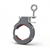 Anti-Drop Pulley with Clamp Bracket Adjustable Cable Guide Pulley Industrial Smooth-Rolling for Installers