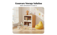 Stackable Storage Cube with hinged Door Multi-Functional literature display unit Multifunctional Adjustable Shelf for Renters