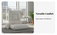 Adjustable Floor Lounger Foldable Design Multi-Position Floor Lounger for Adults