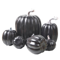 7 Pieces Pumpkin Decorations Lightweight Fake Pumpkins Halloween for Mantel