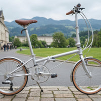 2 Pieces Stainless Steel Cycle Mudguard Set Polished Folding Bike Fenders Sturdy Mudguard for Commuters