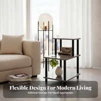 C-Shaped Rolling Table Space-Saving Sofa Desk Modern Design for Students, Adults